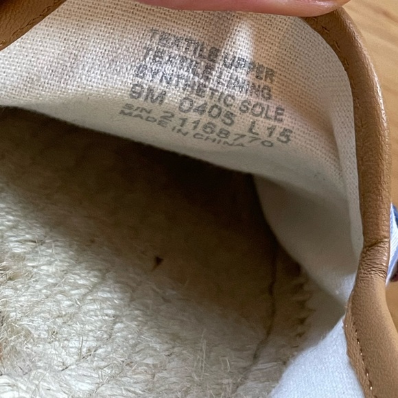 Tory Burch Crab 🦀 & Shell 🐚 Espadrilles Worn Once Size 9 - Picture 9 of 9